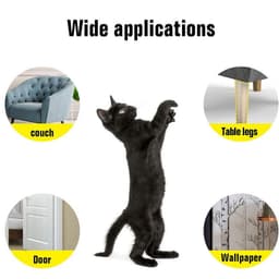 image-Cat Scratch Deterrent Tape Set of 10 Sheets for Furniture
