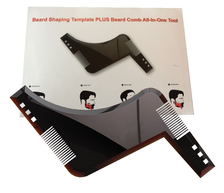 image-Beard Shaping Template Comb No. 4