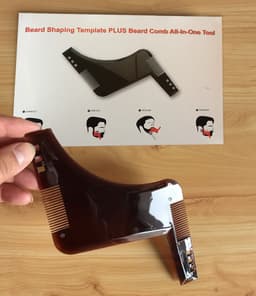image-Beard Shaping Template Comb No. 4