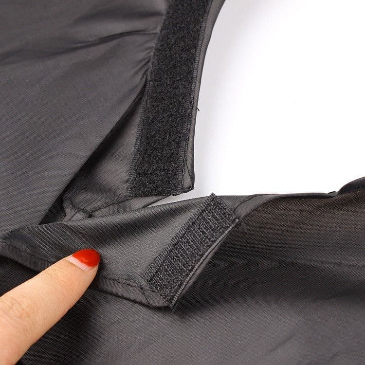 image-Men's Beard Shaving Apron Bib Polyester Waterproof Hair Catcher