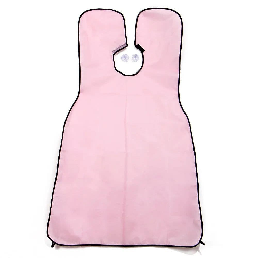 image-Men's Beard Shaving Apron Bib Polyester Waterproof Hair Catcher