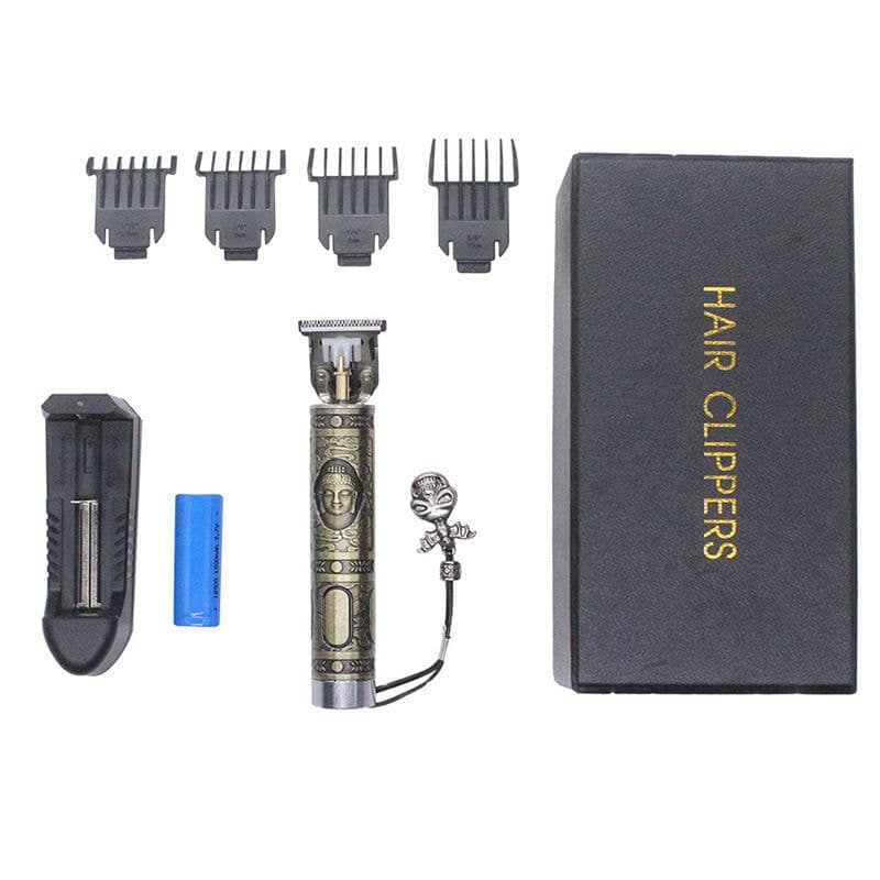 image-CHJPRO T9 Electric Hair Clipper Retro Oil Head Trimmer