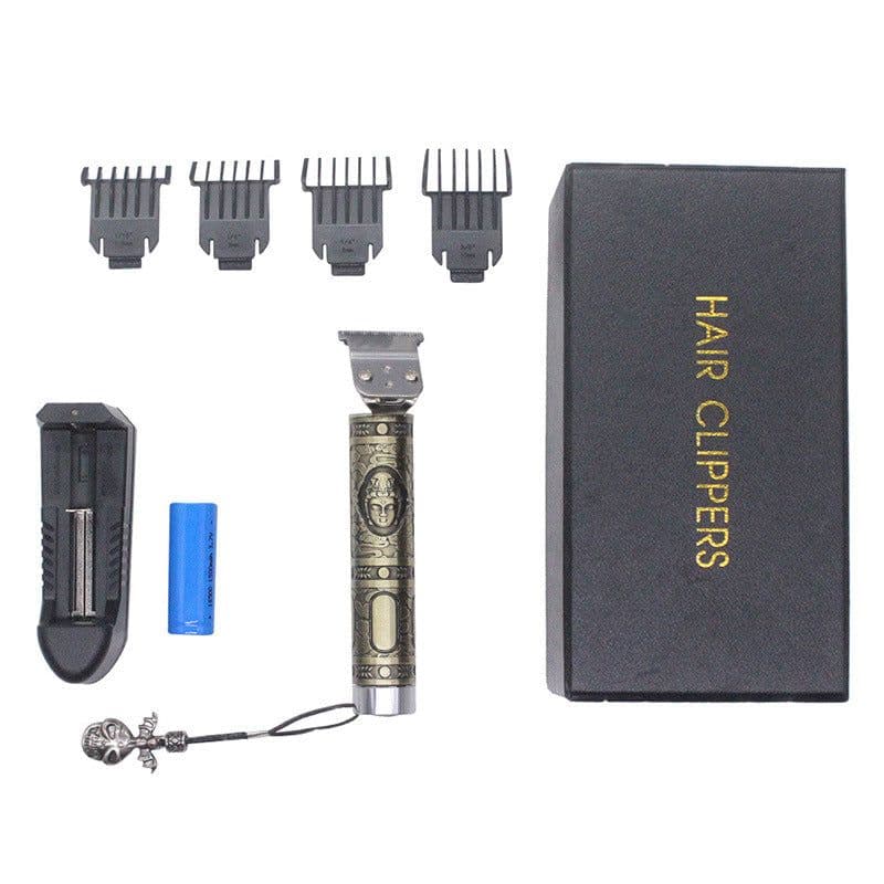 image-CHJPRO T9 Electric Hair Clipper Retro Oil Head Trimmer