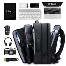 image-FENRUIEN 17 Inch Business Travel Backpack Expandable Large Capacity
