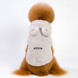 image-Dolebean Dog Hoodie Coral Fleece Bear Costume Pet Clothing