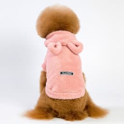 image-Dolebean Dog Hoodie Coral Fleece Bear Costume Pet Clothing