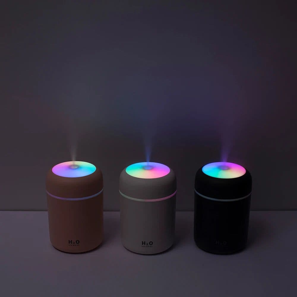 image-300ml USB Ultrasonic Humidifier Aroma Diffuser with LED Light