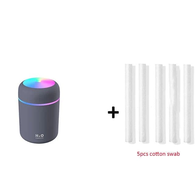 image-300ml USB Ultrasonic Humidifier Aroma Diffuser with LED Light
