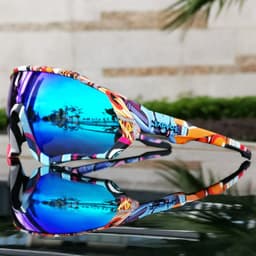 image-Newkapvoe Polarized Cycling Glasses TR90 Unisex KE9408