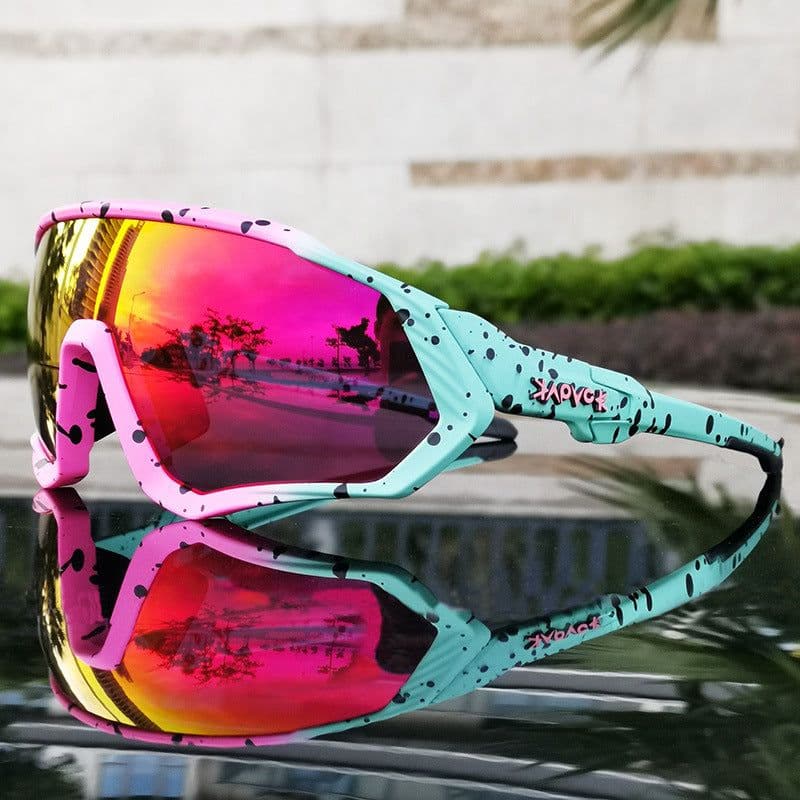 image-Newkapvoe Polarized Cycling Glasses TR90 Unisex KE9408