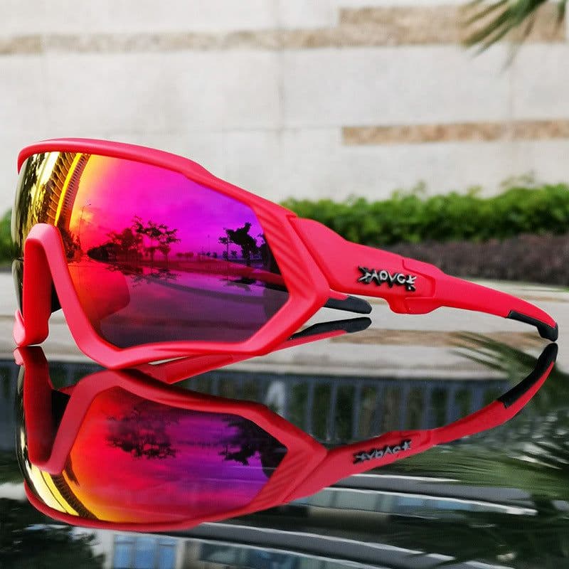 image-Newkapvoe Polarized Cycling Glasses TR90 Unisex KE9408