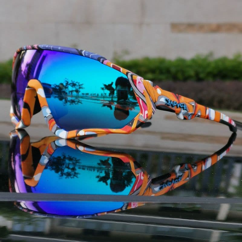 image-Newkapvoe Polarized Cycling Glasses TR90 Unisex KE9408