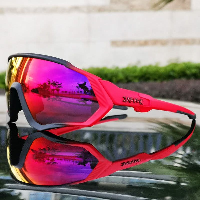 image-Newkapvoe Polarized Cycling Glasses TR90 Unisex KE9408
