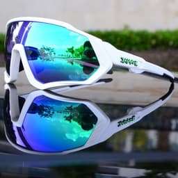 image-Newkapvoe Polarized Cycling Glasses TR90 Unisex KE9408