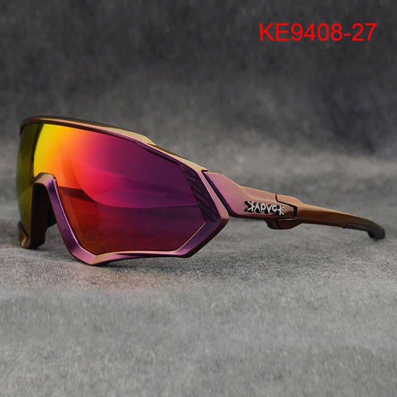 image-Newkapvoe Polarized Cycling Glasses TR90 Unisex KE9408