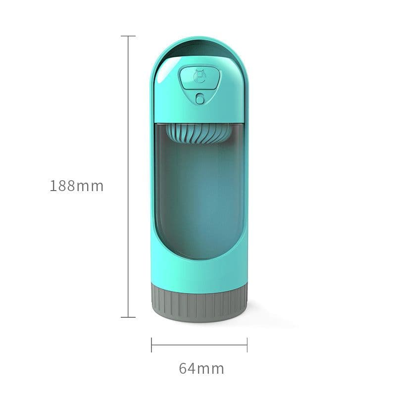 image-Portable Pet Water Bottle with Filter for Dogs Outdoor Travel