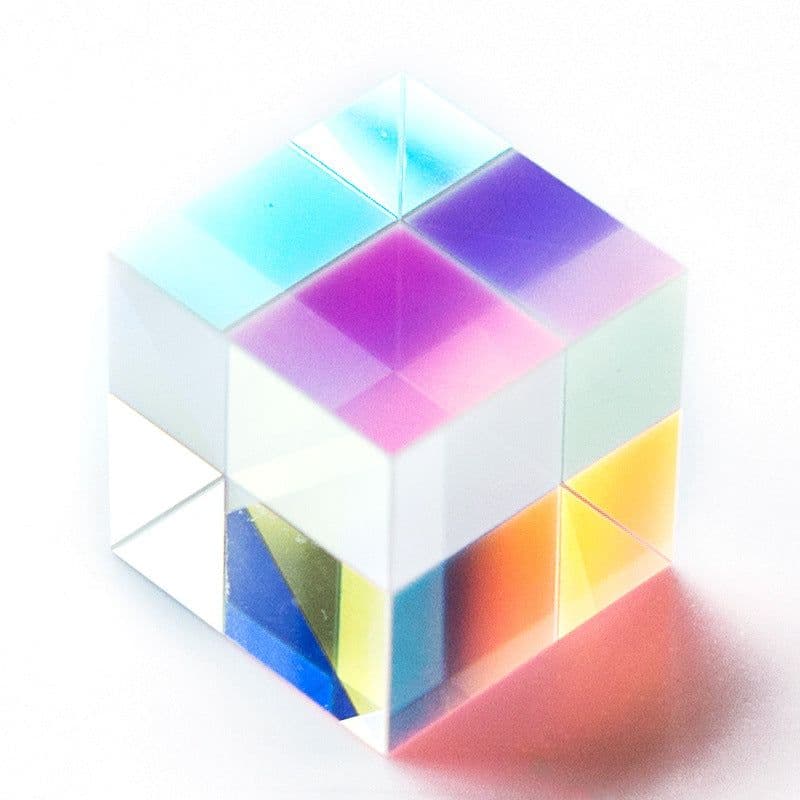 image-shrewdmodel Dichroic Prism Cube JM-HS22 30mm Optical Glass