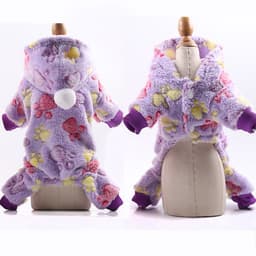 image-Four-Legged Flannel Pet Clothes for Dogs & Cats Coral Fleece