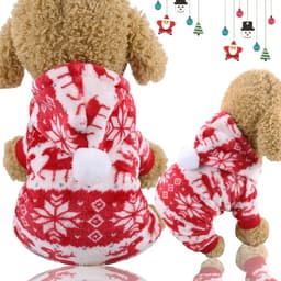 image-Four-Legged Flannel Pet Clothes for Dogs & Cats Coral Fleece