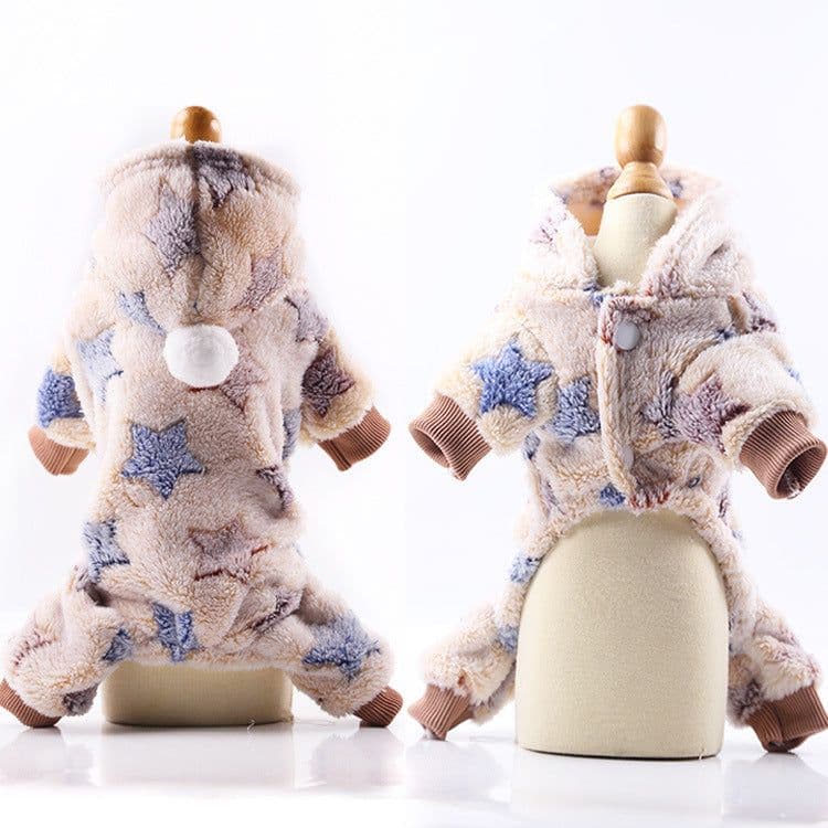 image-Four-Legged Flannel Pet Clothes for Dogs & Cats Coral Fleece