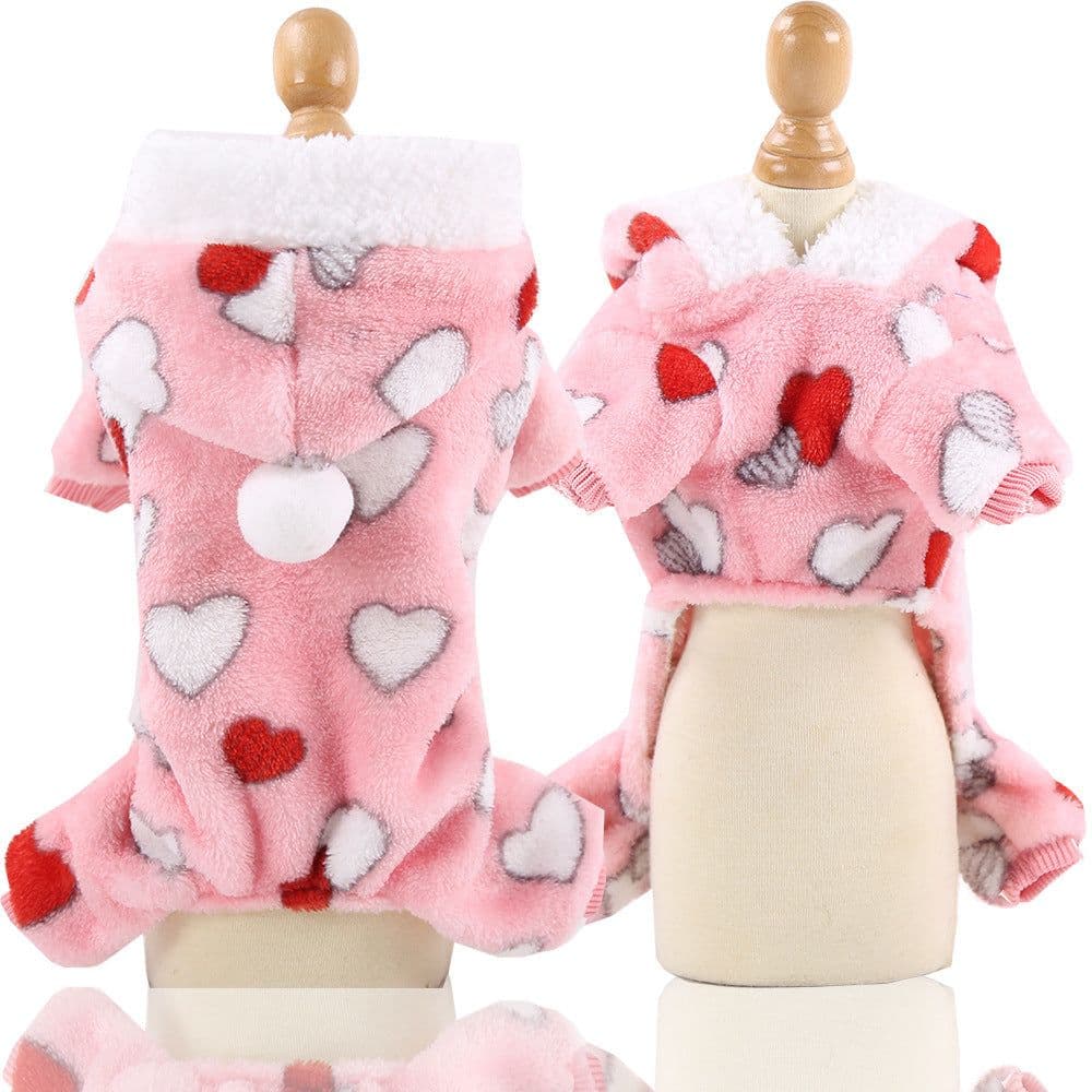 image-Four-Legged Flannel Pet Clothes for Dogs & Cats Coral Fleece