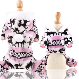image-Four-Legged Flannel Pet Clothes for Dogs & Cats Coral Fleece