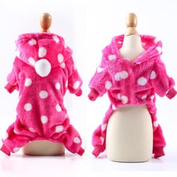 image-Four-Legged Flannel Pet Clothes for Dogs & Cats Coral Fleece