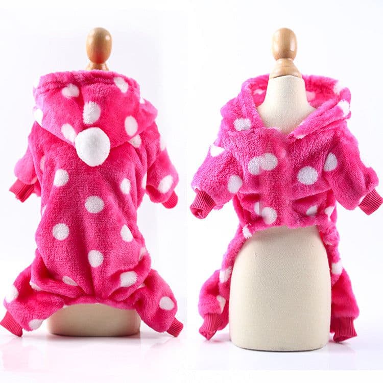 image-Four-Legged Flannel Pet Clothes for Dogs & Cats Coral Fleece