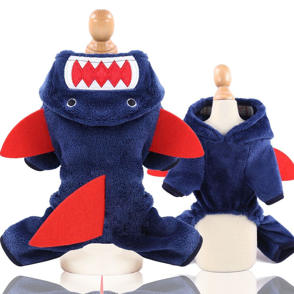 image-Four-Legged Flannel Pet Clothes for Dogs & Cats Coral Fleece
