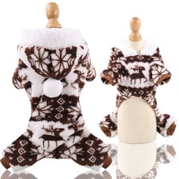 image-Four-Legged Flannel Pet Clothes for Dogs & Cats Coral Fleece