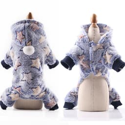 image-Four-Legged Flannel Pet Clothes for Dogs & Cats Coral Fleece