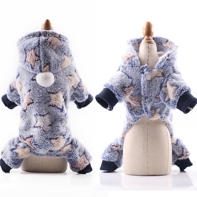 image-Four-Legged Flannel Pet Clothes for Dogs & Cats Coral Fleece