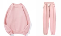image-Women's Cotton Blend Sweater and Pants Set Plus Velvet 2-Piece