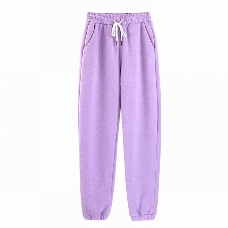 image-Women's Cotton Blend Sweater and Pants Set Plus Velvet 2-Piece