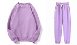 image-Women's Cotton Blend Sweater and Pants Set Plus Velvet 2-Piece
