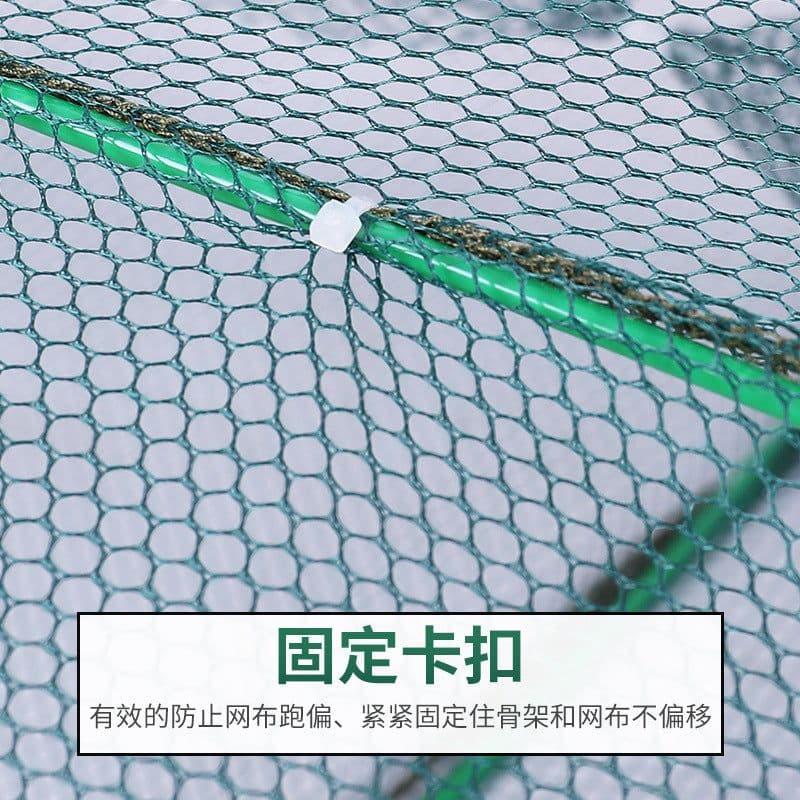 image-Polygon Automatic Shrimp Cage 6-Hole 8-Hole Fishing Net