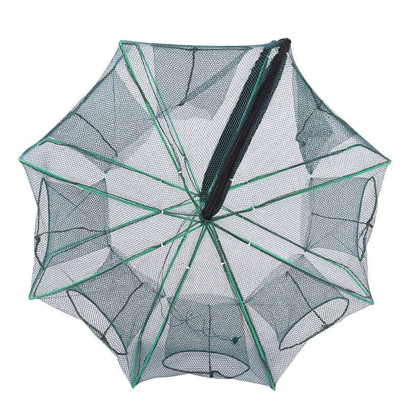 image-Polygon Automatic Shrimp Cage 6-Hole 8-Hole Fishing Net
