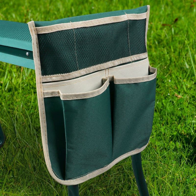 image-Garden Kneeler Folding Chair with Storage Bag