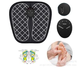 image-Long cow EMS Rechargeable Mini Foot Massager Pulse Portable