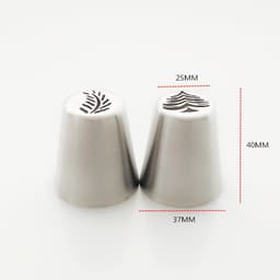 image-Christmas Cake Decorating Tips Set 30pcs Stainless Steel