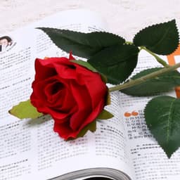 image-Artificial Silk Rose Bouquet 40cm European Style Home Decor