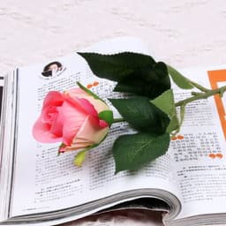 image-Artificial Silk Rose Bouquet 40cm European Style Home Decor