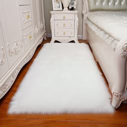 image-Ming Yu Acrylic Square Carpet Modern Simple Plush Floor Mat