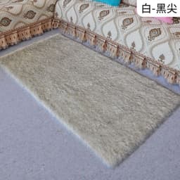 image-Ming Yu Acrylic Square Carpet Modern Simple Plush Floor Mat