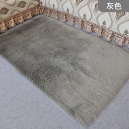 image-Ming Yu Acrylic Square Carpet Modern Simple Plush Floor Mat
