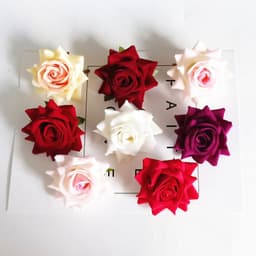 image-Silk Flower Rose Head Wedding Decoration Corsage Arch Floral