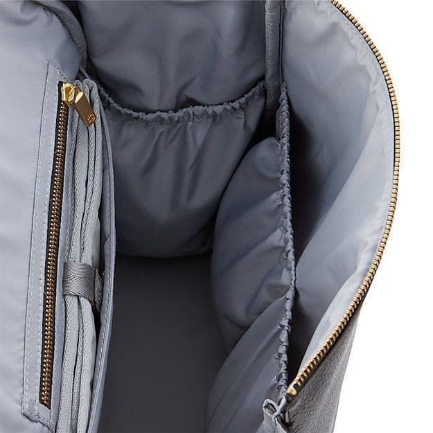 image-PU Mommy Backpack Large Capacity Multifunctional Diaper Bag