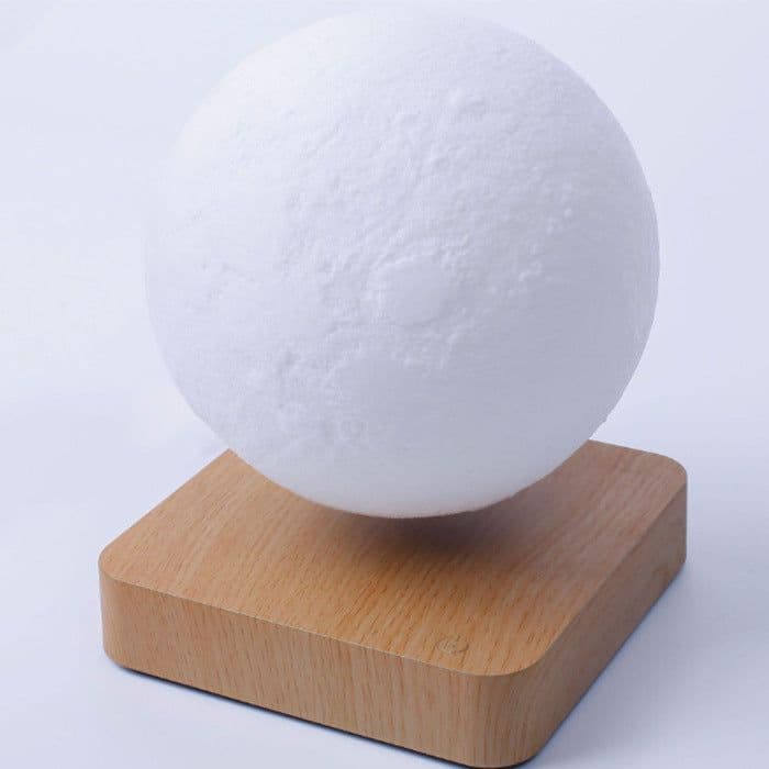 image-Magnetic Levitation Moon Light 3D Printing LED Night Light
