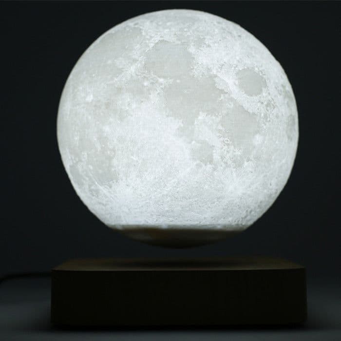 image-Magnetic Levitation Moon Light 3D Printing LED Night Light