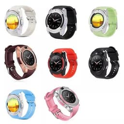 image-V8 Smart Watch 1.44" Bluetooth Camera Phone Android Green